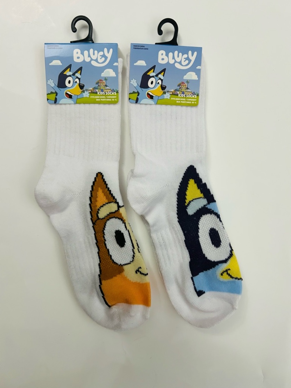 Disney Bluey and Bingo Socks Kids Sz. 10-4 NWTs